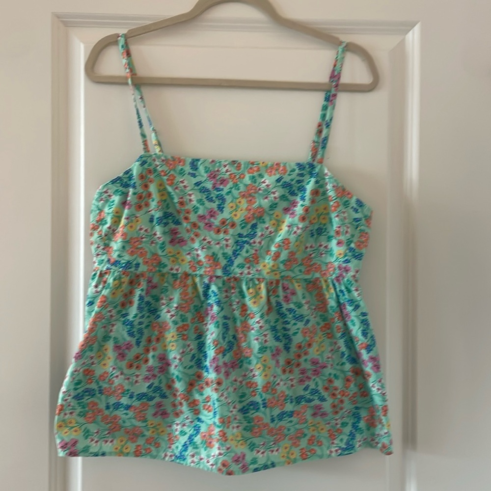 J.Crew Factory spaghetti strap blouse